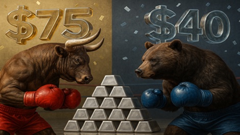 彭博社的麦格隆表示,由于其波动性,白银的下一步行动可能是75美元或40美元 彭博社的麦格隆表示,由于其波动性,白银的下一步行动可能是75美元或40美元