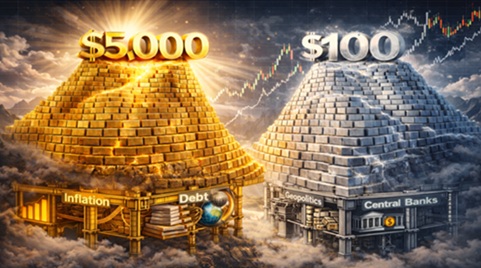 黄金和白银在强劲基本面支撑下，热情反弹至100美元和5000美元