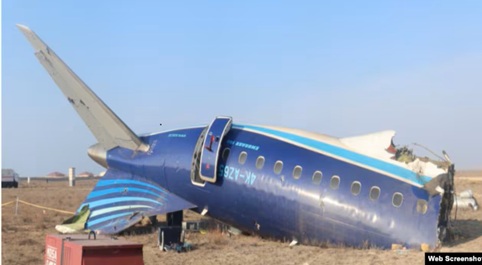 普京承认，阿塞拜疆航空公司的飞机是被俄罗斯防空部队击落的。