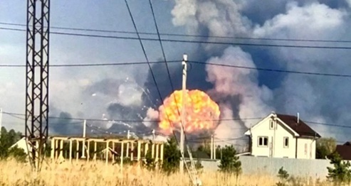 乌克兰战争最新消息：爆炸震撼了弗拉基米尔州可能是俄罗斯最大的武器库之一
