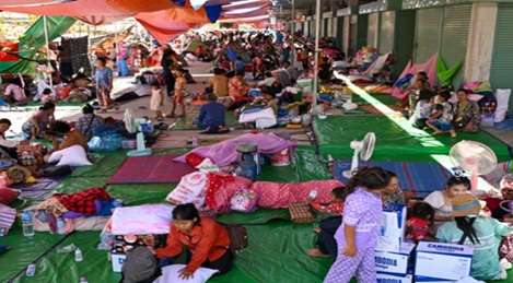 泰国发动新一轮攻势,柬埔寨停止所有边境口岸 泰国发动新一轮攻势,柬埔寨停止所有边境口岸