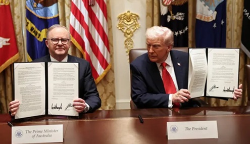 美国澳洲签关键矿产协议 盼降低对中国稀土依赖 美国澳洲签关键矿产协议 盼降低对中国稀土依赖