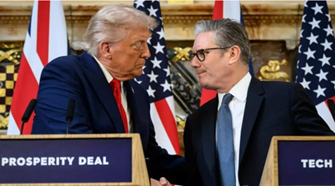 白宫警告斯塔默未能起诉中国间谍案或威胁情报共享 特朗普据称亲提大使馆问题